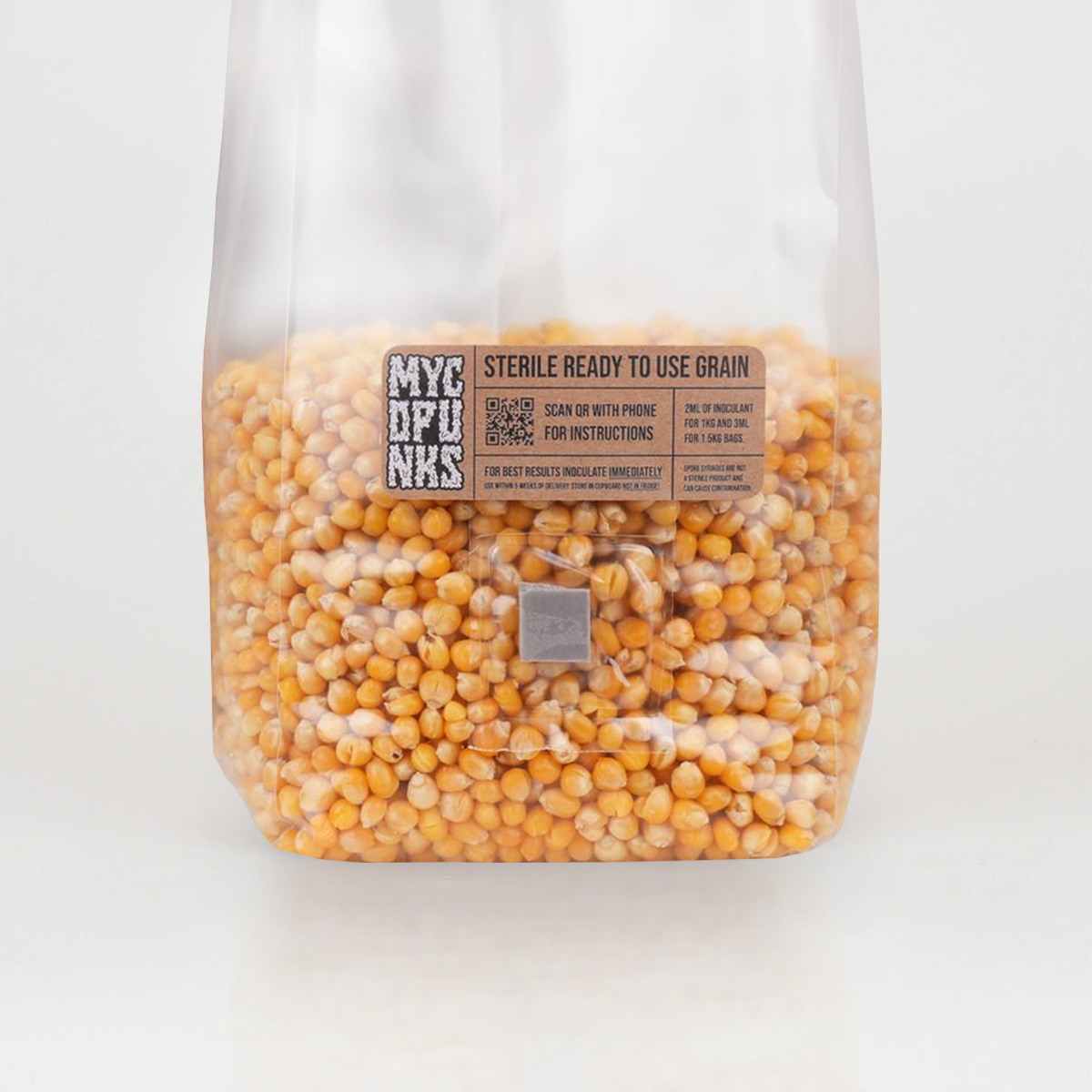 Sterile Popcorn Grain for Mushroom Grain Spawn