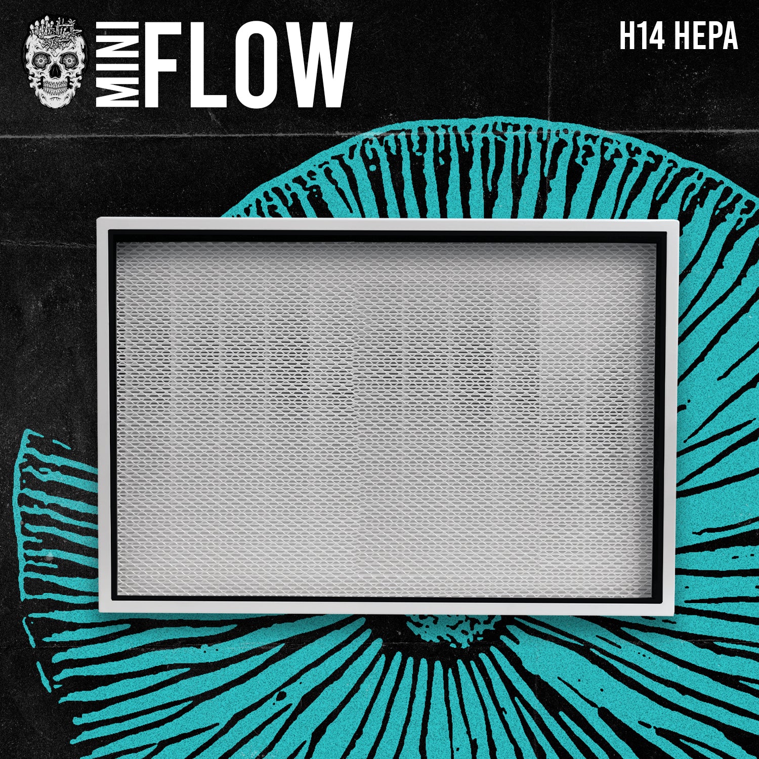 MycoPunks Mini Flow Unit - H14 HEPA For Home Mushroom Cultivation