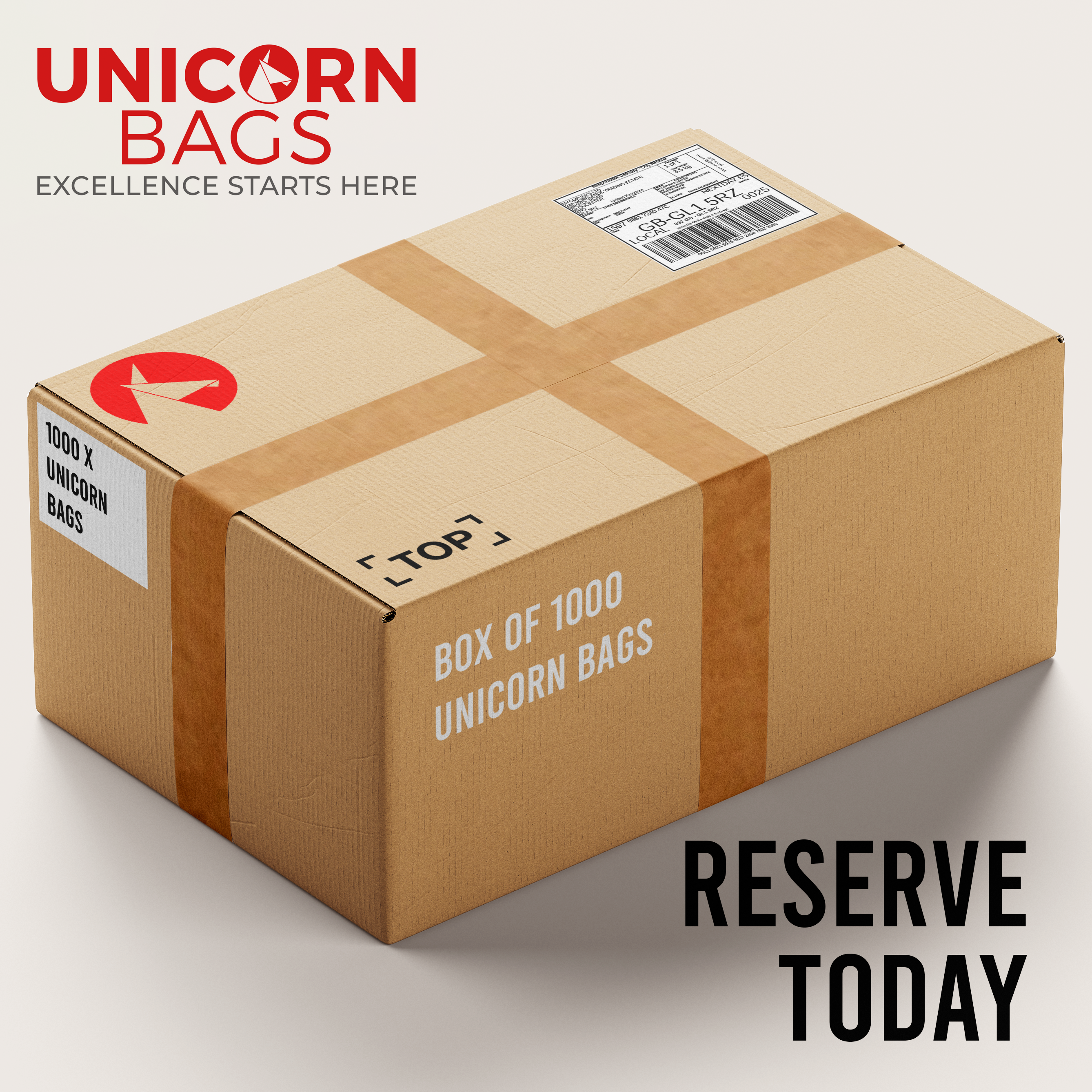 MAY DROP Unicorn Mushroom Grow Bags by the box (1000)